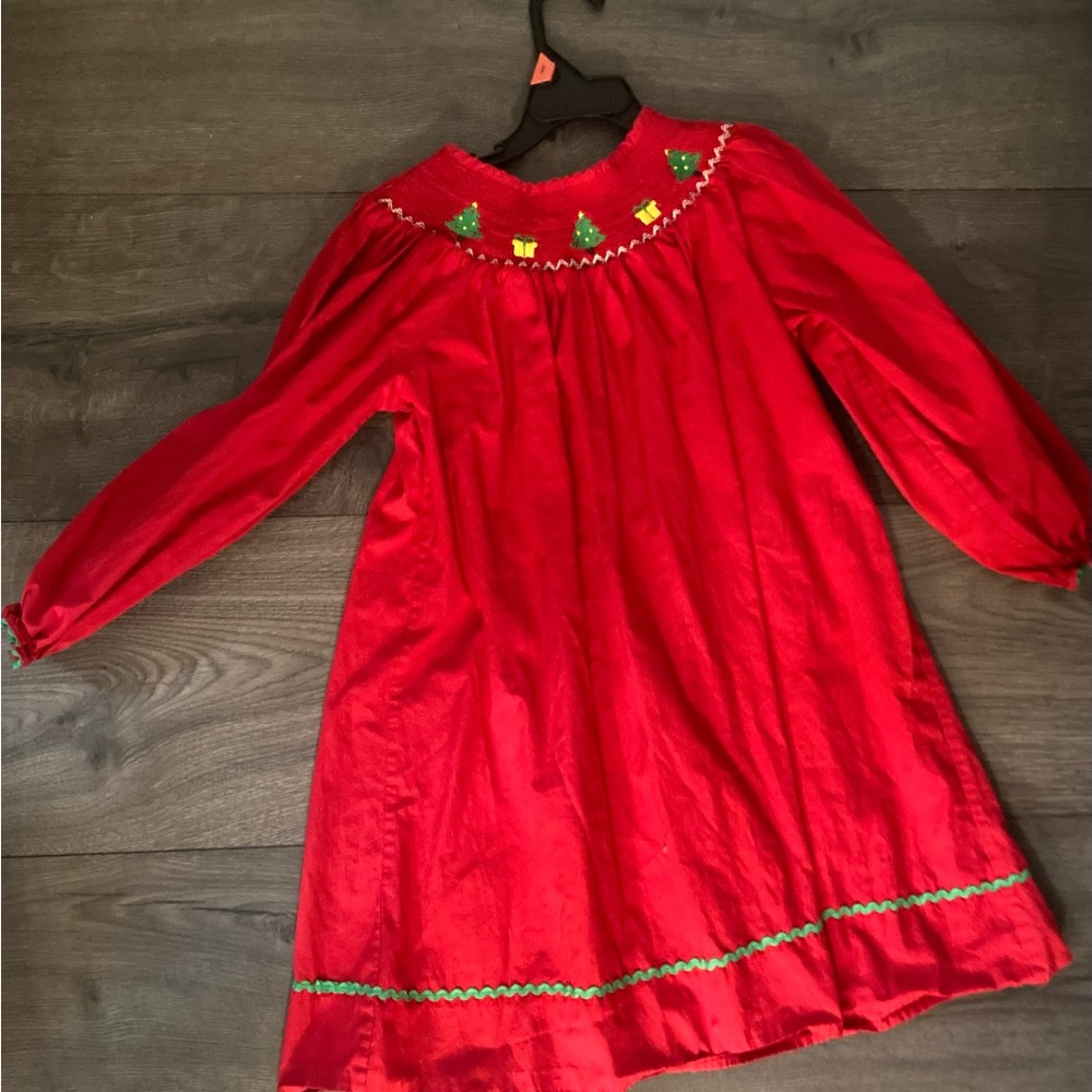 Festive Red Kids Dress